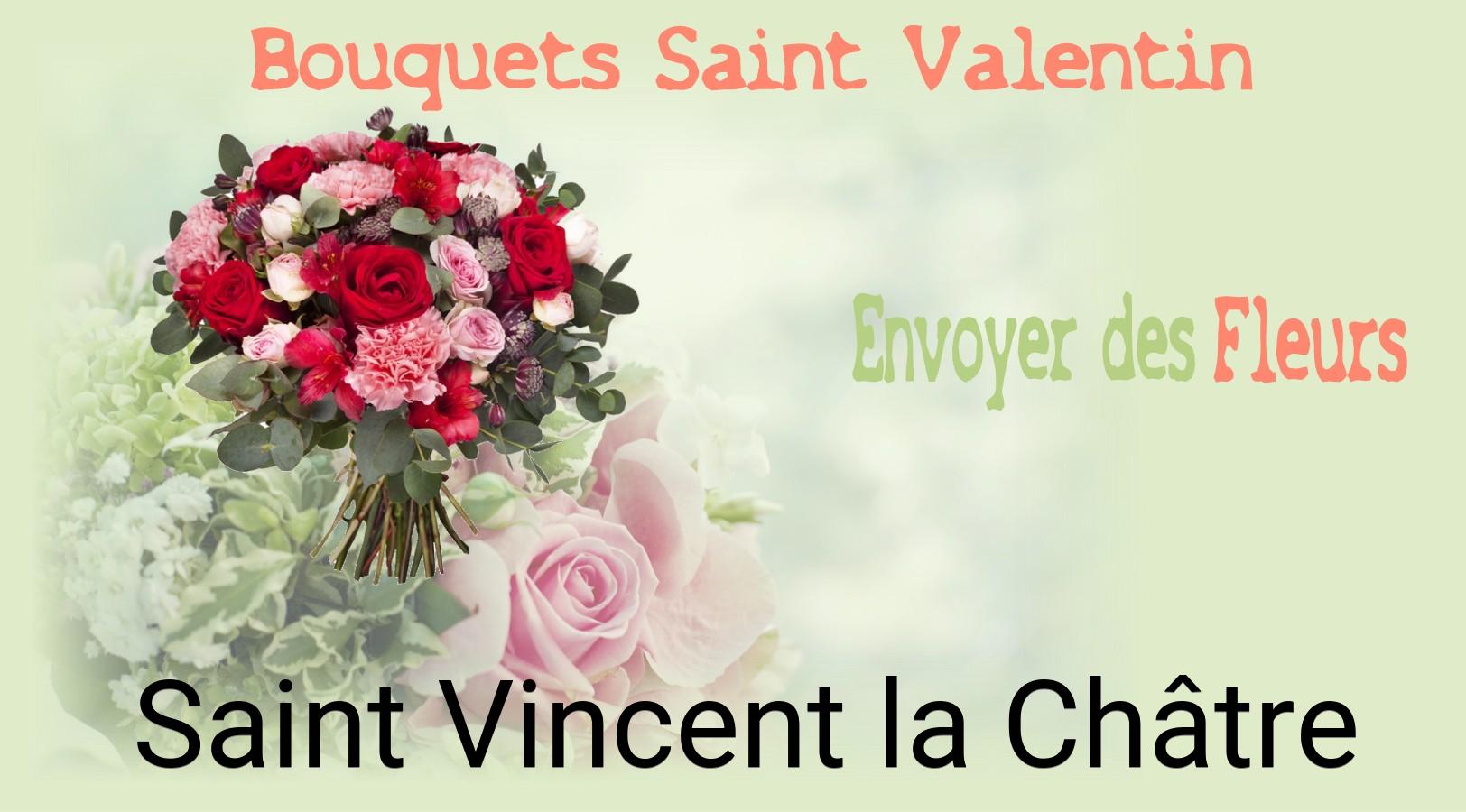 Roses de Saint-Valentin livrées à Saint-Vincent-la-Châtre